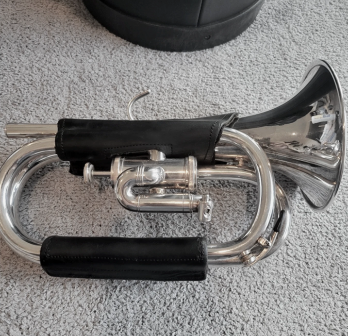 KANSTUL Custom Made ARMY OLD FIFE & DRUM CORPS BUGLE Extremely RARE Collectable!